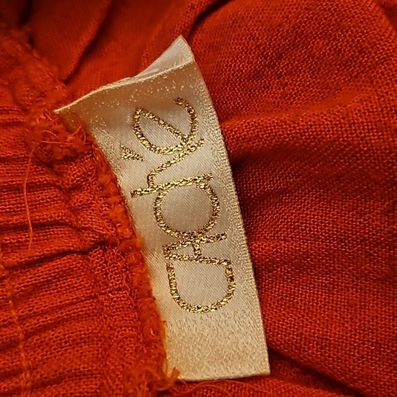 VTG CACHE 1980s Linen Harem Style Cropped High Waist Baddie Pants - Picture 7 of 8